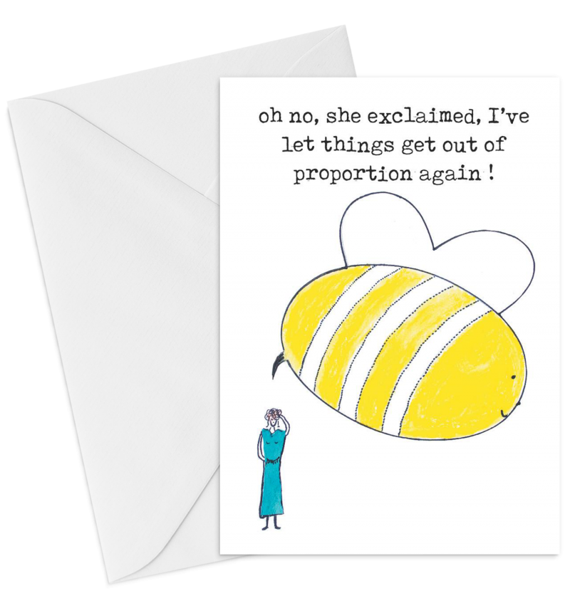 oh no, she exclaimed, I've let things get out of proportion again (sold out, contact me for orders)